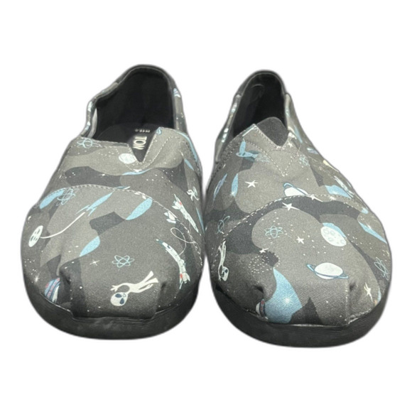 Rare Toms Out Of This World Alien Space Slip On‎ loafer flats Men's 11.5 - Picture 2 of 6